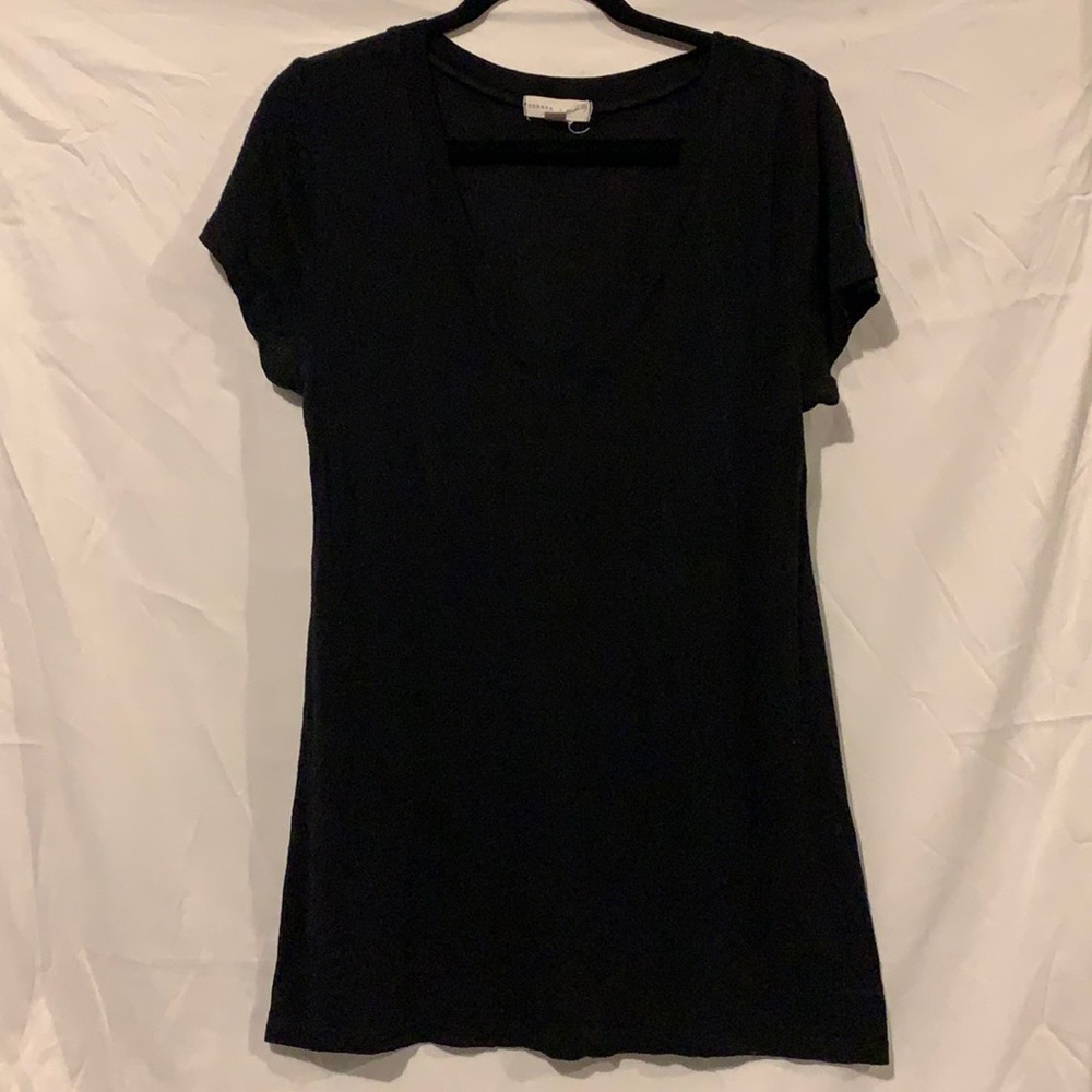 Black v-neck